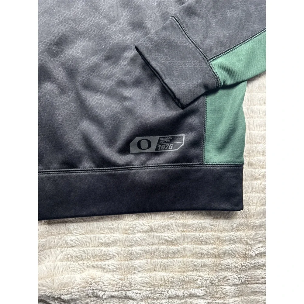 Nike Therma-Fit Oregon Ducks Hoodie Men's‎ Med Black/Green Sweatshirt Football